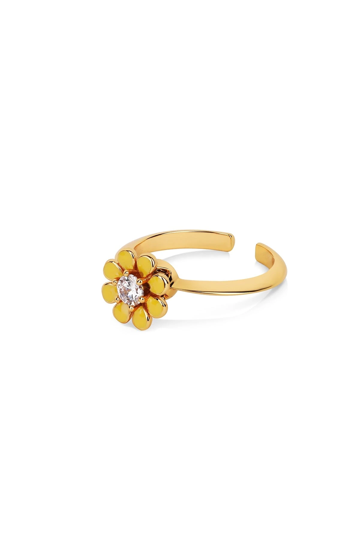Yellow Flower Revolving Ring 4 Yellow Flower Revolving Ring - Image 2