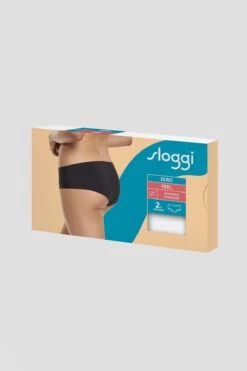 Sloggi Zero Feel Hipster 2 Pack Briefs In White